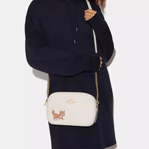 Coach Jamie Camera Bag With Dancing Kitten - Picture 4 of 9